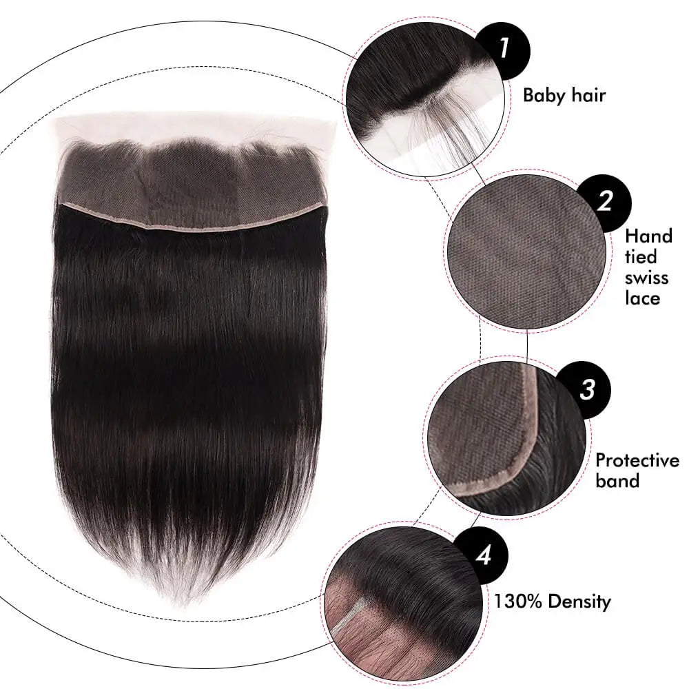 Human Hair Frontal Lace (13x6)