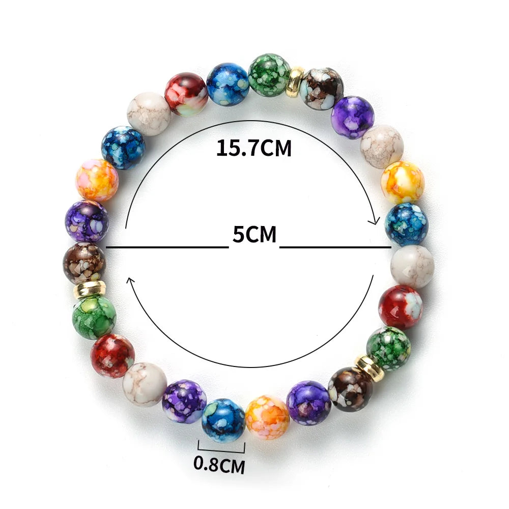 Chakra Healing Energy Stone Bracelet