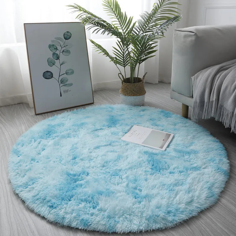 Soft Plush Round Rug Mat (100cm x 100cm)