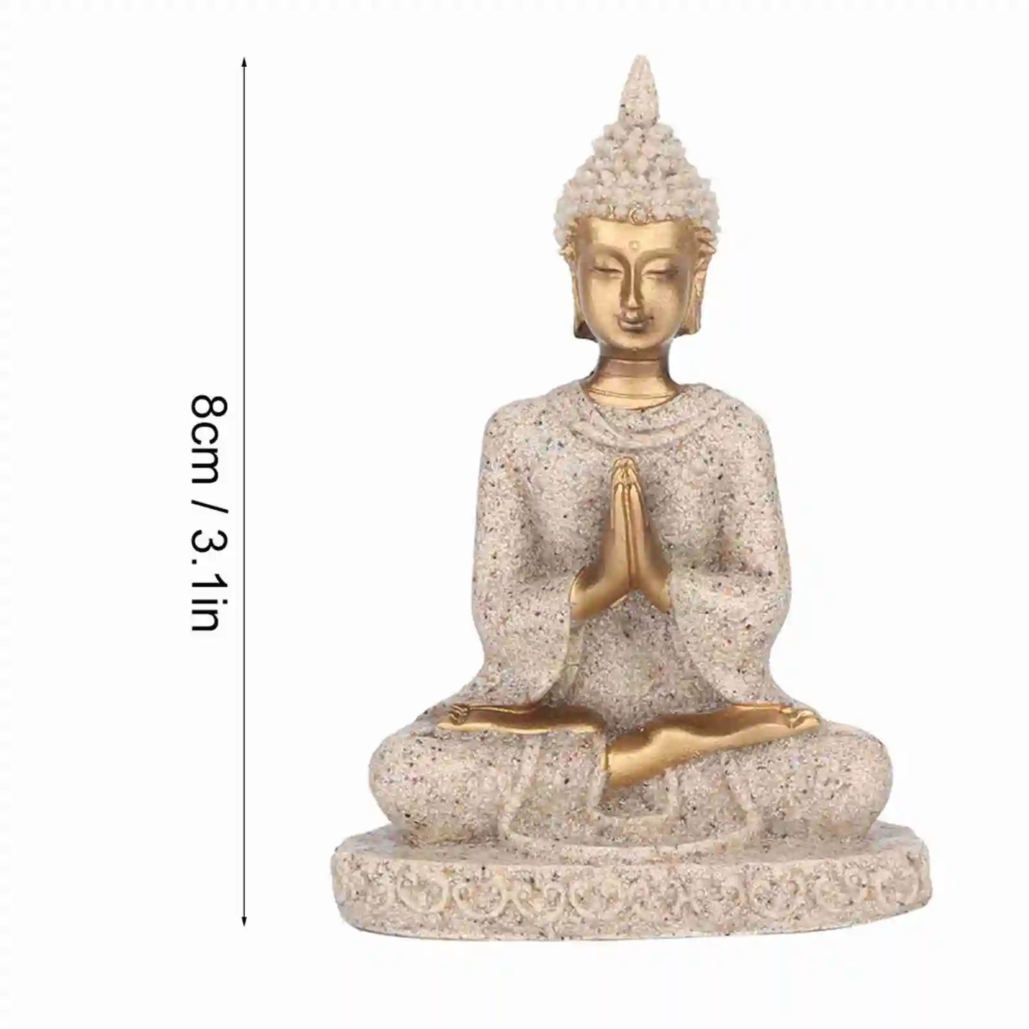 8cm Meditating Buddha Statue