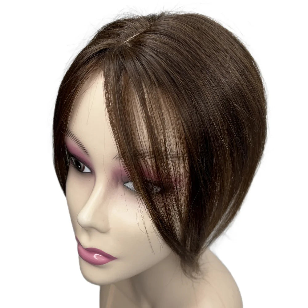 Human Hair Toppers Clip In Hairpieces For Women