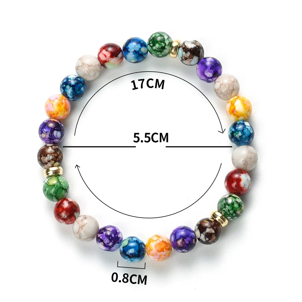 Chakra Healing Energy Stone Bracelet