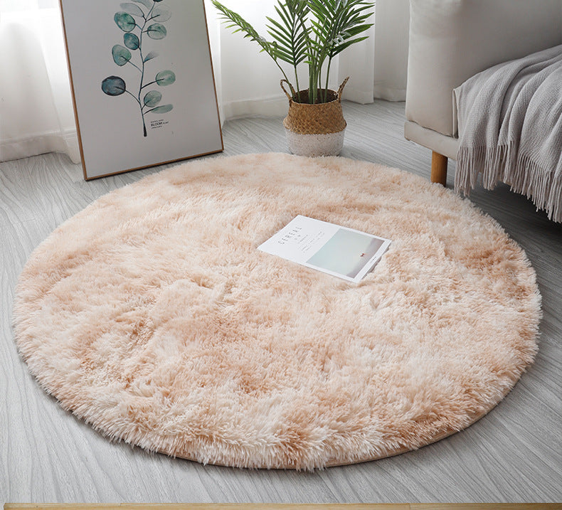 Soft Plush Round Rug Mat (100cm x 100cm)