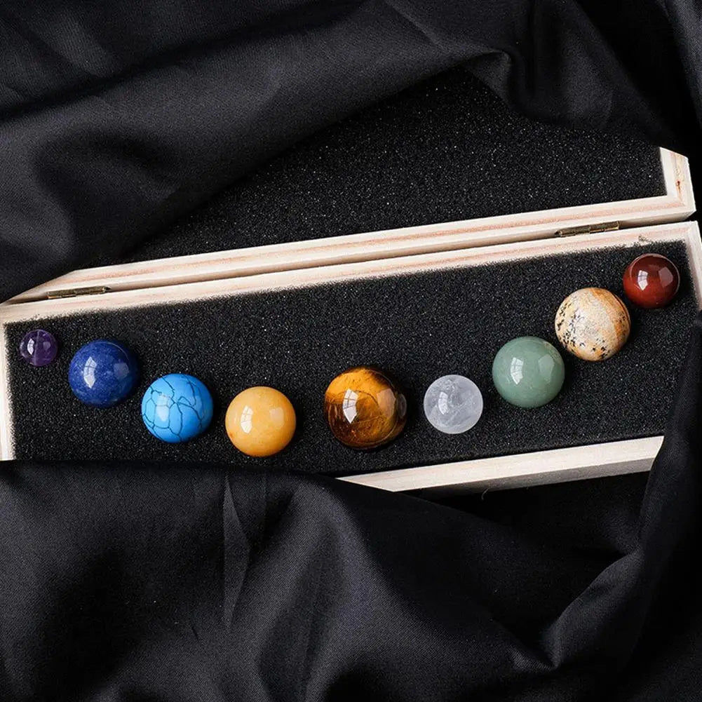 Natural Crystal Planets Ball Healing Chakra Energy