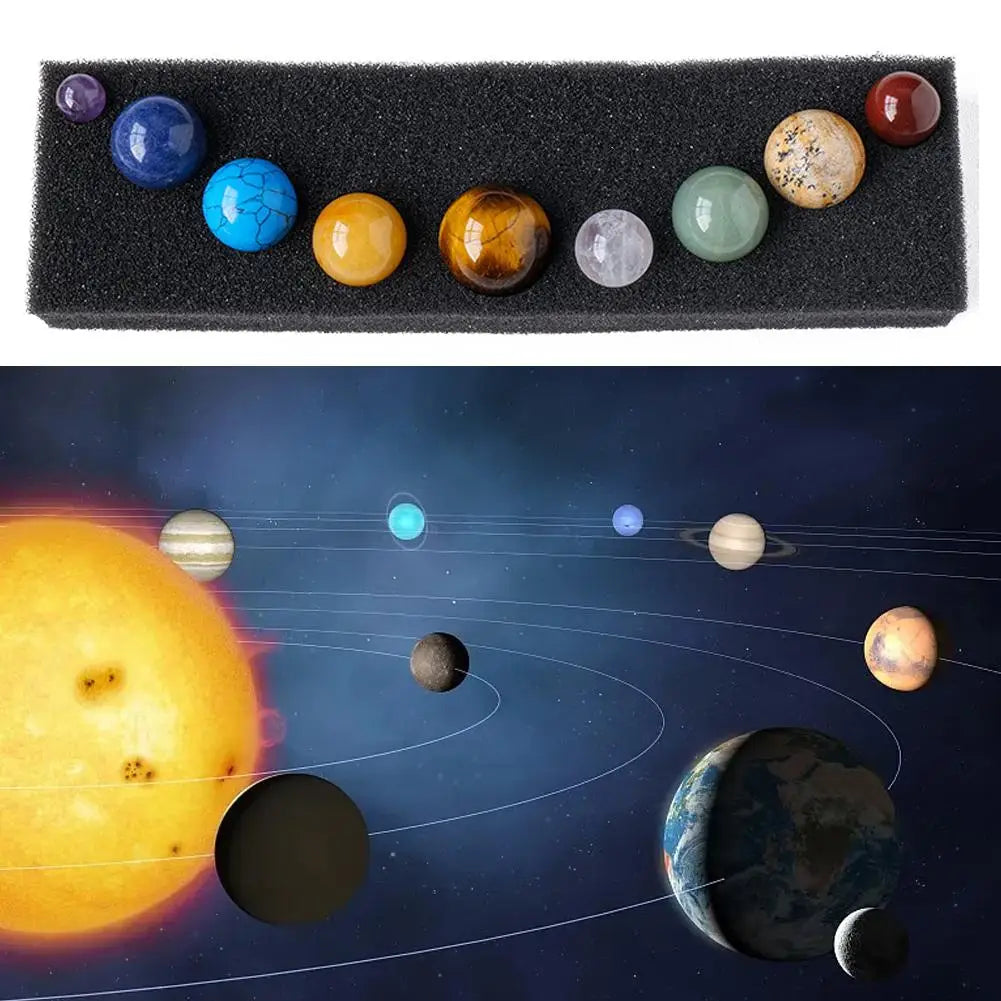 Natural Crystal Planets Ball Healing Chakra Energy