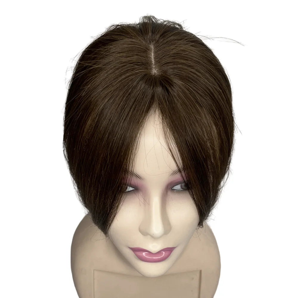 Human Hair Toppers Clip In Hairpieces For Women