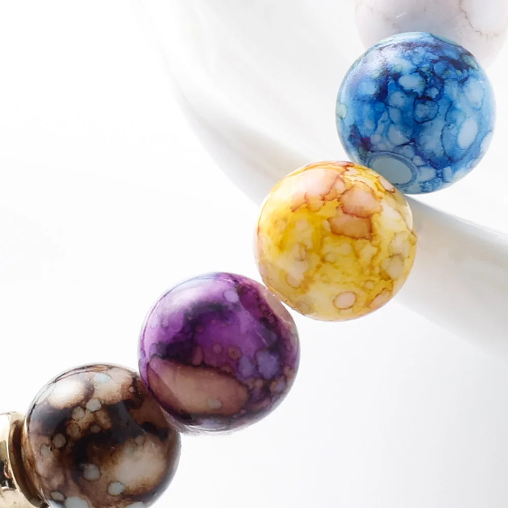 Chakra Healing Energy Stone Bracelet