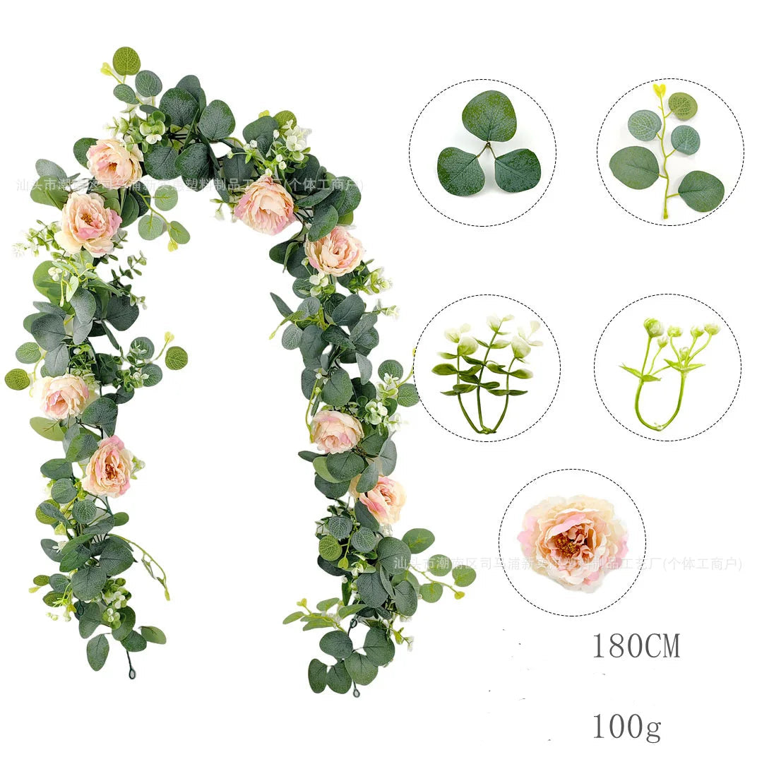 Artificial Eucalyptus Leaves Decoration