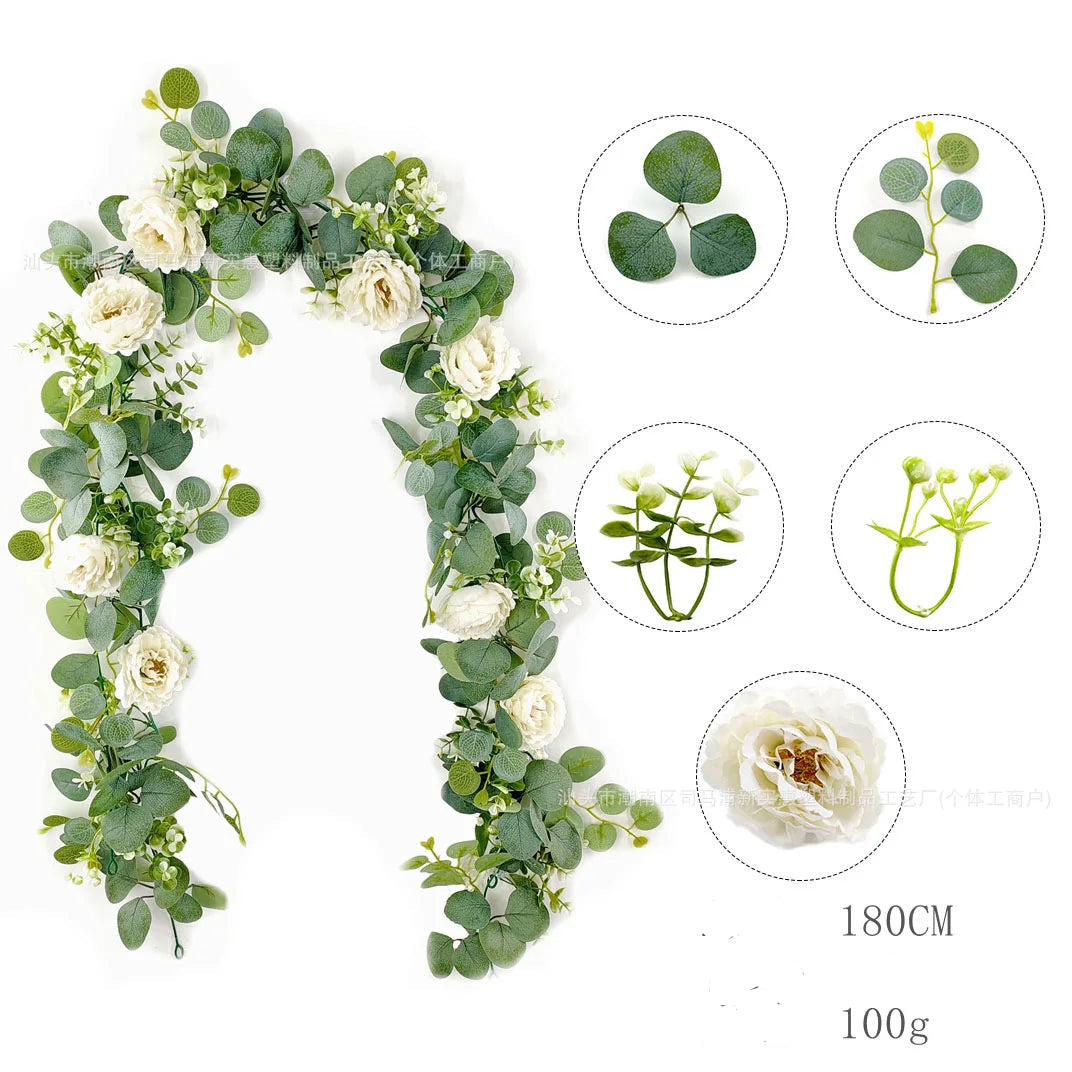 Artificial Eucalyptus Leaves Decoration