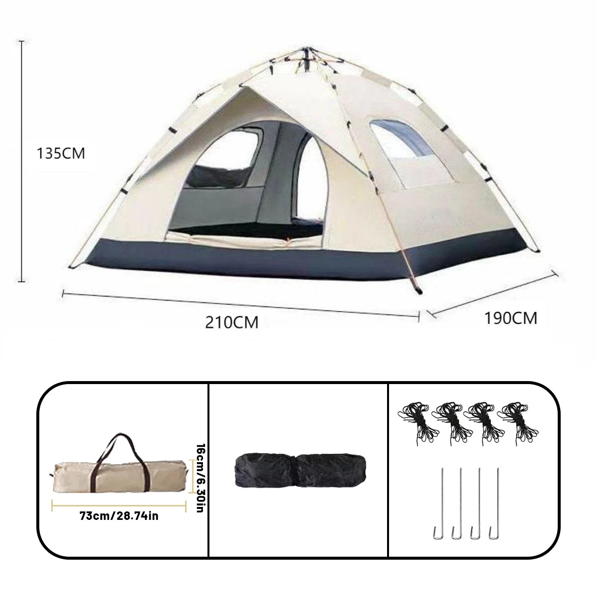 Outdoor Automatic Water Proof Tent