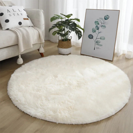 Soft Plush Round Rug Mat (100cm x 100cm)