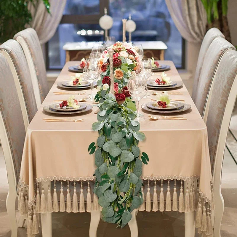 Artificial Eucalyptus Leaves Decoration