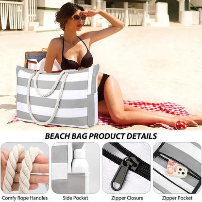 Large Foldable Waterproof Beach Bag