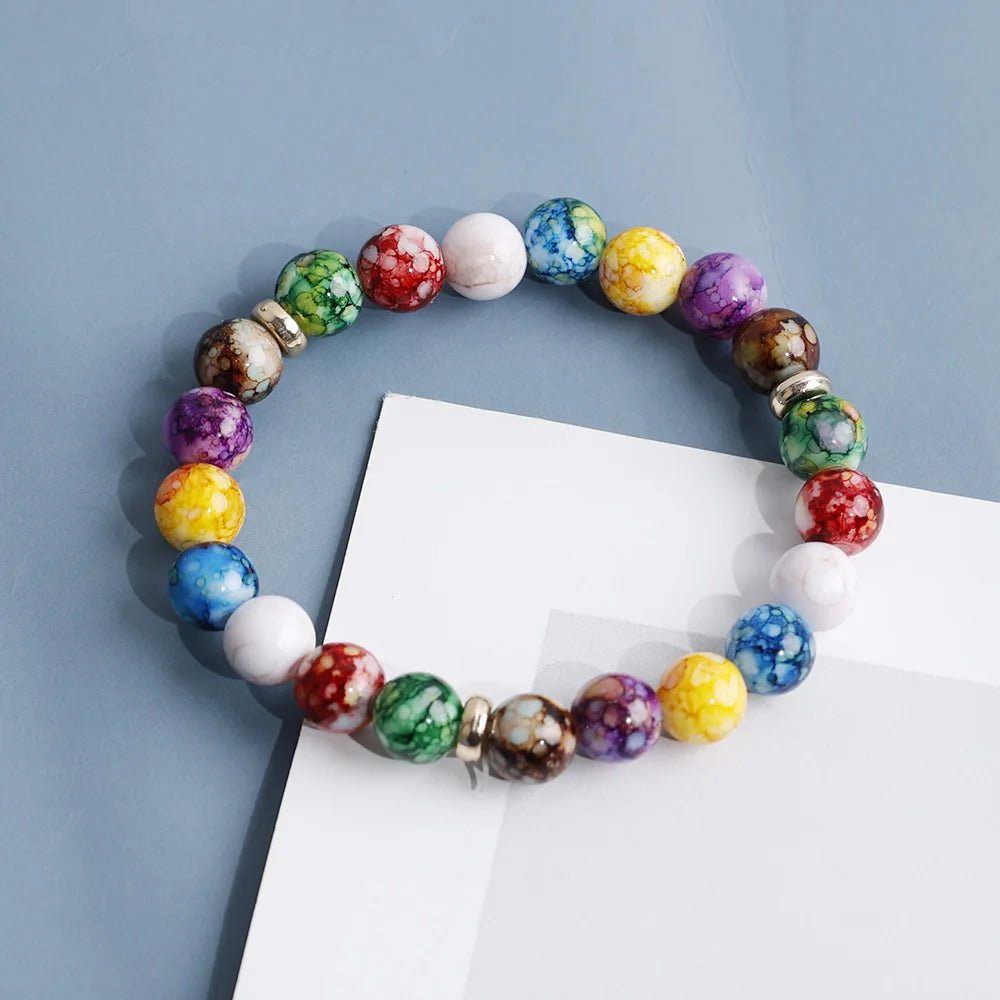 Chakra Healing Energy Stone Bracelet