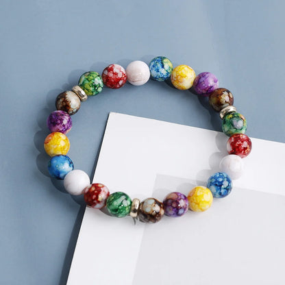Chakra Healing Energy Stone Bracelet
