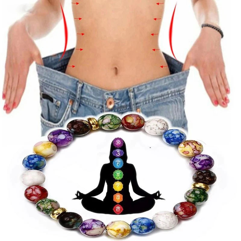 Chakra Healing Energy Stone Bracelet
