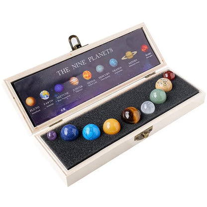 Natural Crystal Planets Ball Healing Chakra Energy