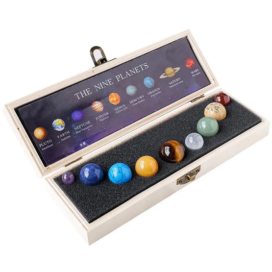 Natural Crystal Planets Ball Healing Chakra Energy