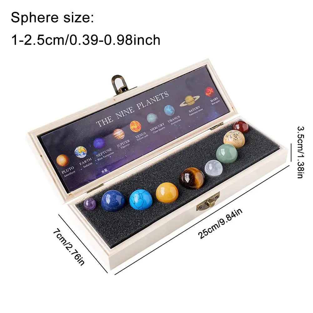Natural Crystal Planets Ball Healing Chakra Energy