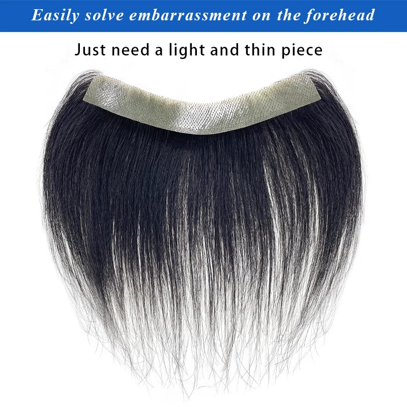 6inches Human Hair Men Front Toupee
