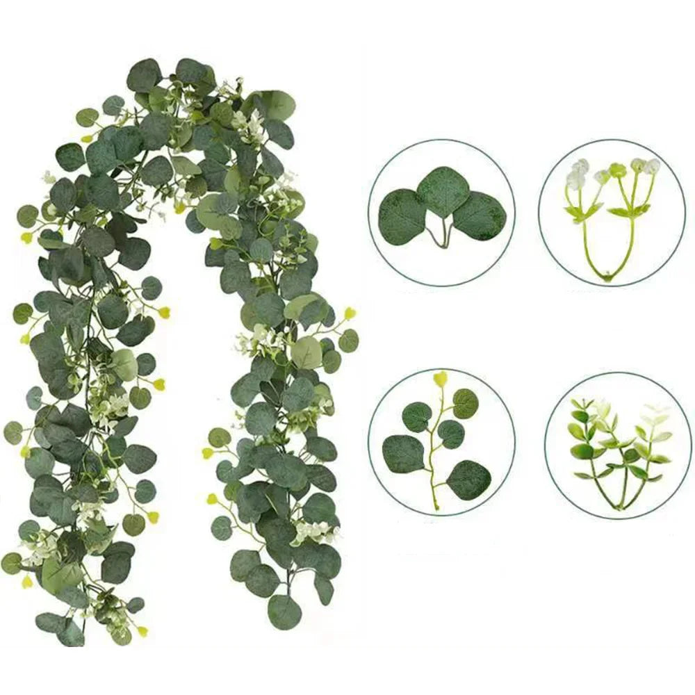 Artificial Eucalyptus Leaves Decoration