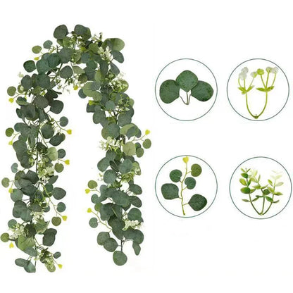 Artificial Eucalyptus Leaves Decoration